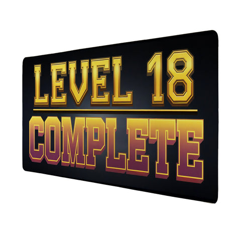 LEVEL 18 COMPLETE Schreibtischunterlage 69x31cm XXL Mauspad