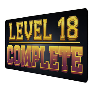 LEVEL 18 COMPLETE Schreibtischunterlage 69x31cm XXL Mauspad