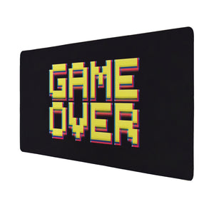 Pixel Game Over Schreibtischunterlage 69x31cm XXL Mauspad