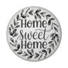 HOME sweet Home Magnet mit Blätterkranz