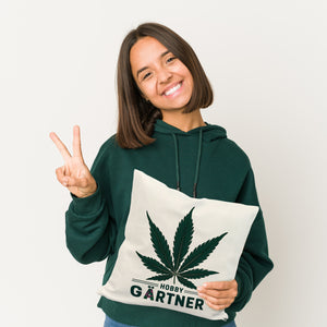 Cannabisblatt Hobby Gärtner Kissen