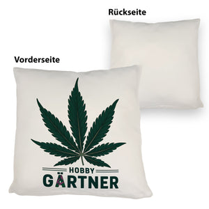 Cannabisblatt Hobby Gärtner Kissen