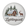 Lieblingszeit Holzhütte Magnet