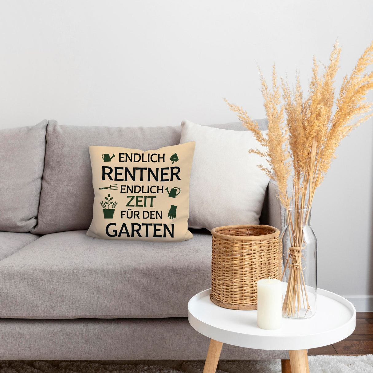 Endlich Rentner - ZEIT FÜR DEN GARTEN Kissen