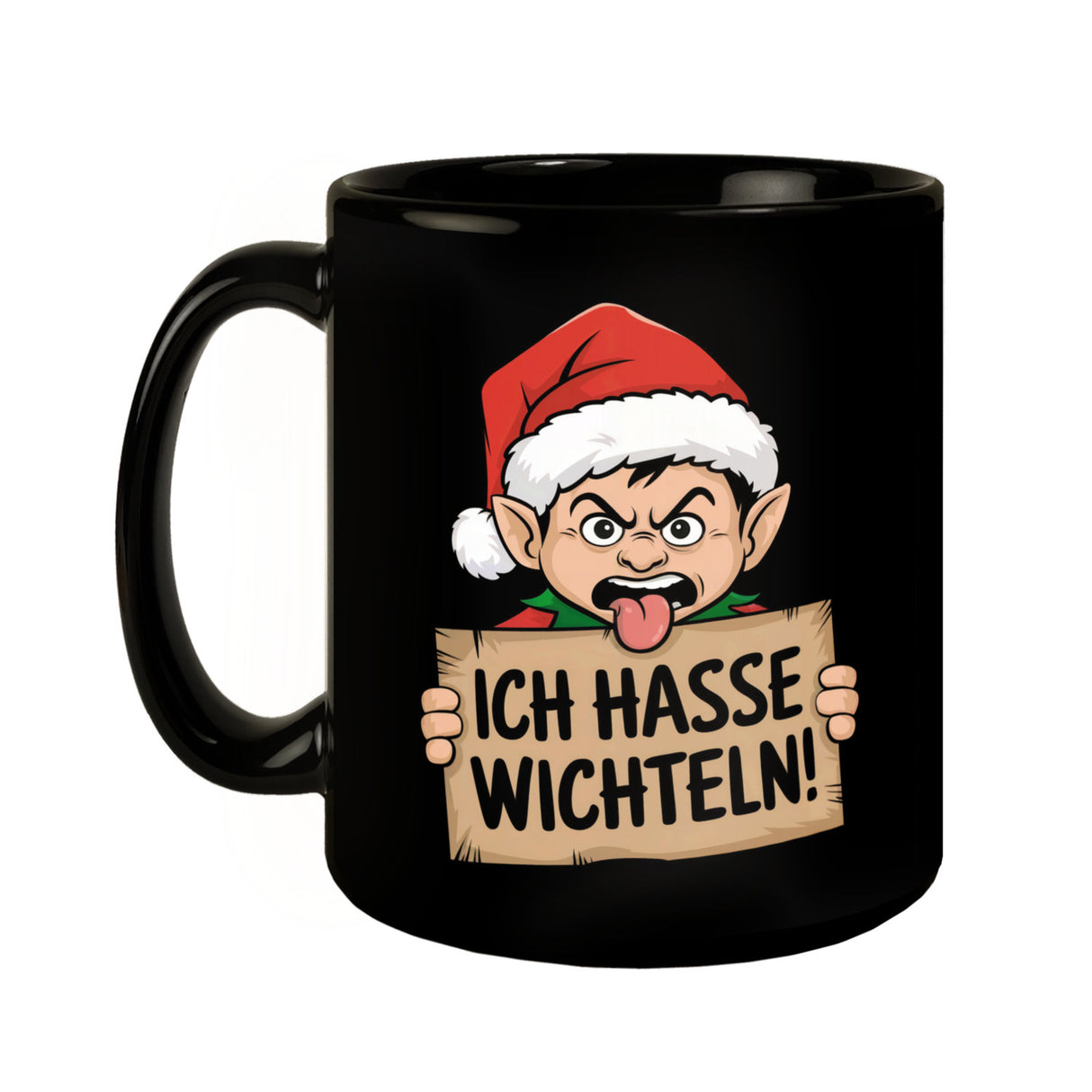 Weihnachtswichtel Ich hasse Wichteln Tasse