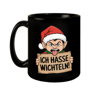 Weihnachtswichtel Ich hasse Wichteln Tasse