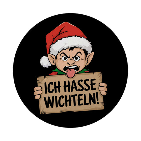 Wütender Weihnachtswichtel - Ich hasse Wichteln Magnet