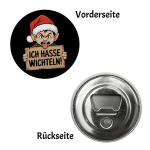 Wütender Weihnachtswichtel - Ich hasse Wichteln Magnet