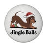 Dackel mit Weihnachtsmütze - Jingle Balls Magnet