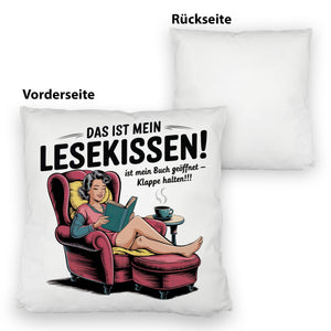 LeseKissen - Buch auf Klappe zu Kissen