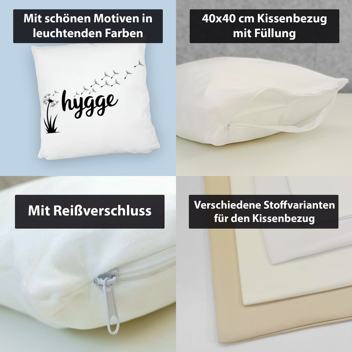 HYGGE Löwenzahn Kissen - Gemütlichkeit Pur