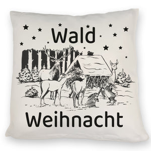 Waldweihnacht Kissen