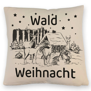 Waldweihnacht Kissen