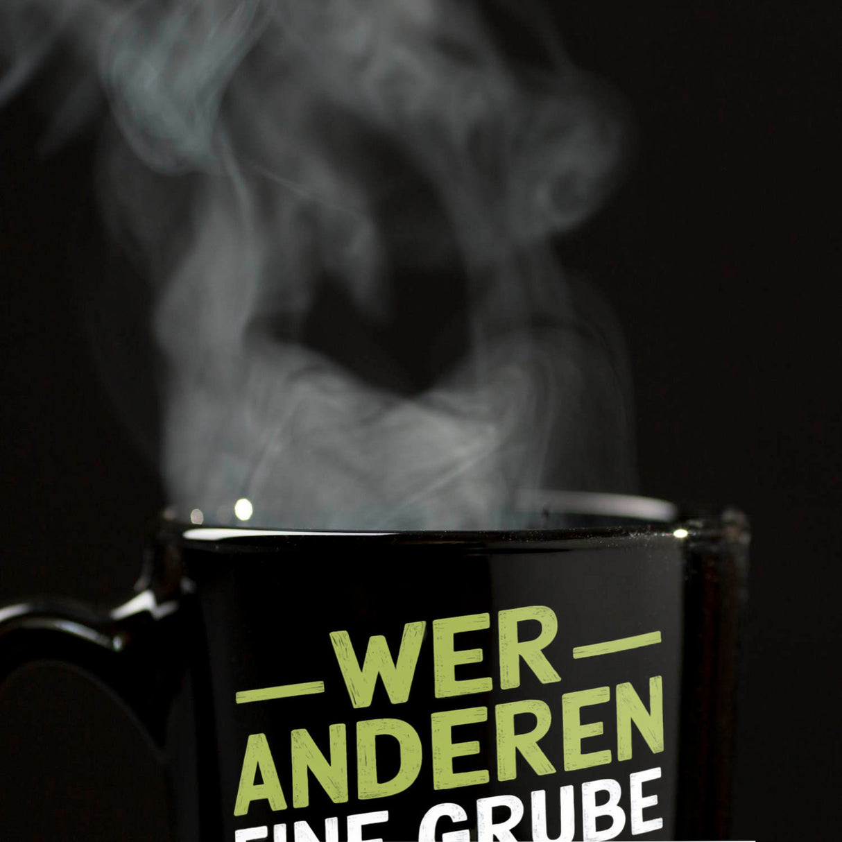 Bauarbeiter - WER ANDEREN EINE GRUBE GRÄBT Tasse