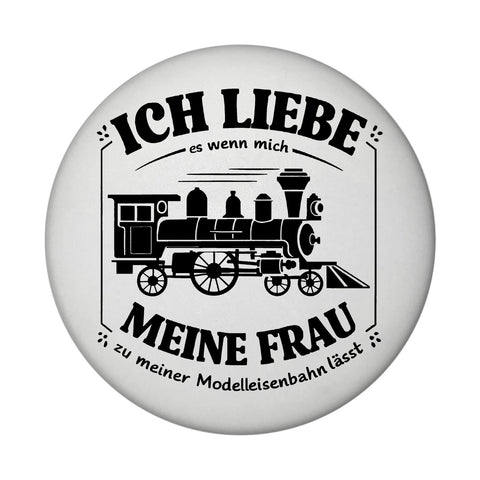 Ich liebe meine Modelleisenbahn Magnet