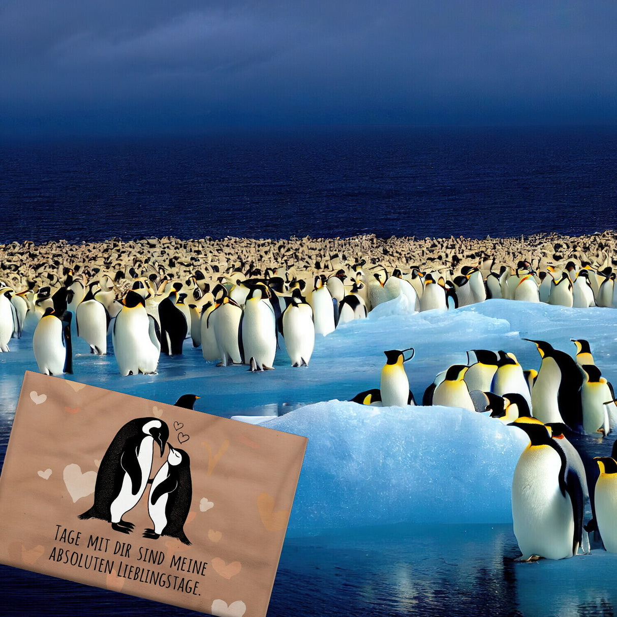 Zwei liebende Pinguine - Lieblingsstage Souvenir Souvenir Magnet