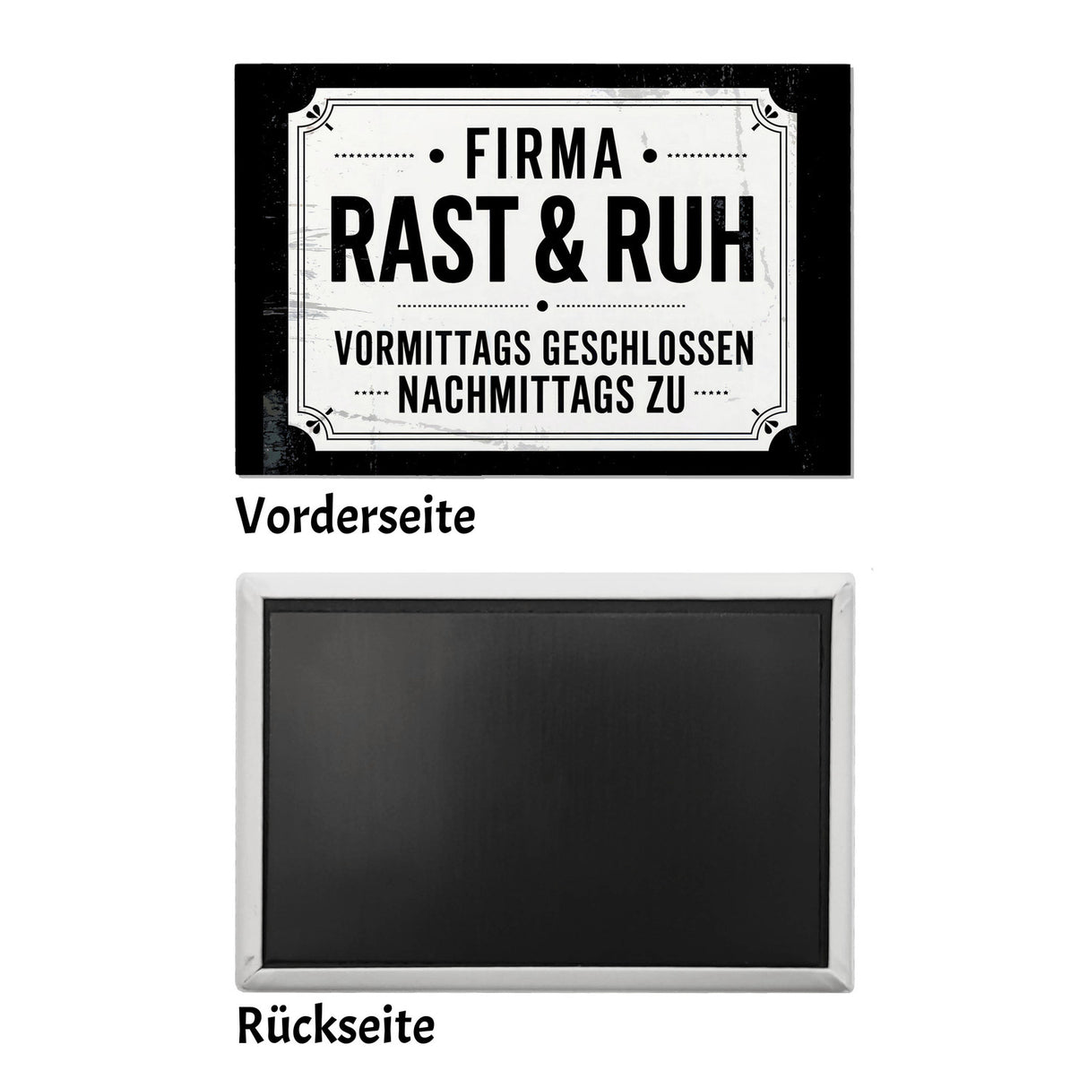 Firma Rast und Ruh Souvenir Souvenir Magnet