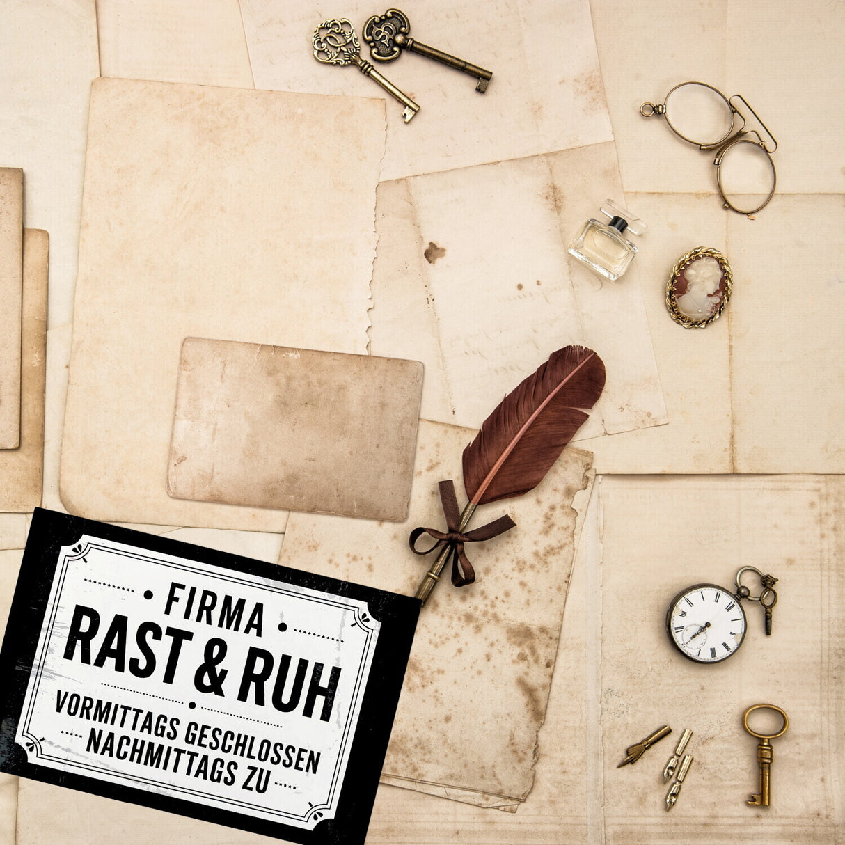 Firma Rast und Ruh Souvenir Souvenir Magnet