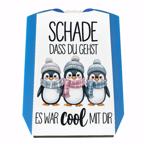 Drei niedliche Pinguine - War cool mit dir Parkscheibe