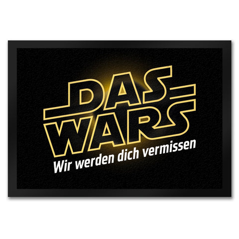 DAS WARS Wir werden dich vermissen Fußmatte in 35x50 cm