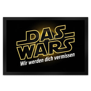 DAS WARS Wir werden dich vermissen Fußmatte in 35x50 cm