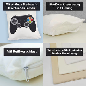 Videospiel-Controller Kissen - Gamer Deko