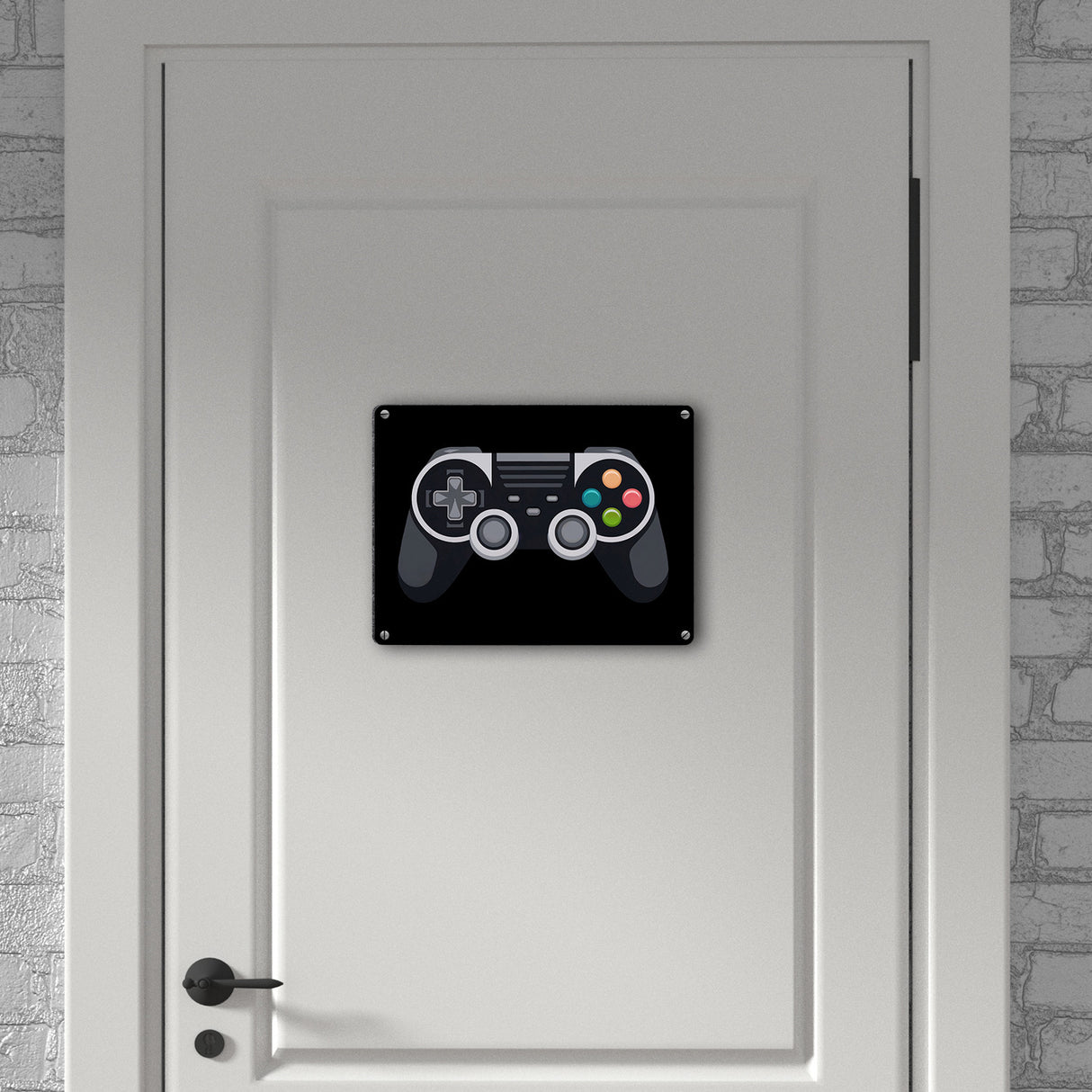 Videospiel-Controller Metallschild in 15x20 cm - Gamer Deko