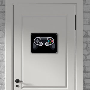 Videospiel-Controller Metallschild in 15x20 cm - Gamer Deko