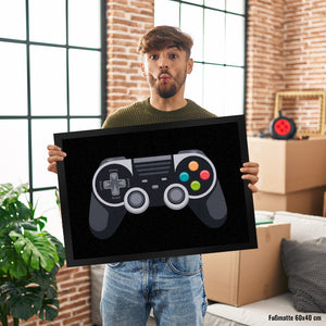 Videospiel-Controller Fußmatte in 35x50 cm - Gamer Deko für Zuhause