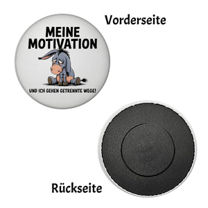 Trauriger Esel - Motivation getrennt Magnet