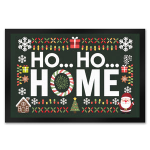 HO HO HOME Fußmatte in 35x50 cm - Weihnachtlich Willkommen