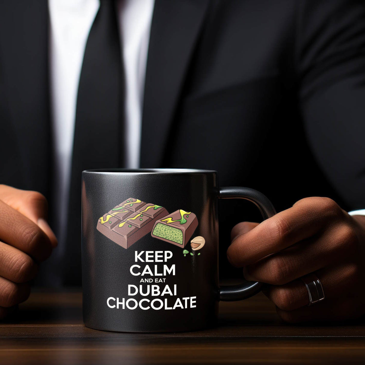 Dubai Schokolade - Keep Calm and eat Dubai chocolate Tasse