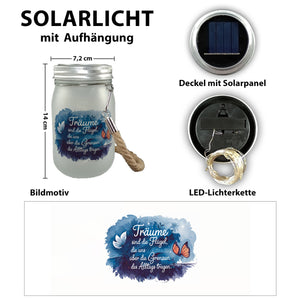 Schmetterlinge - Träume sind Flügel Solarlicht