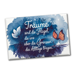 Schmetterling - Träume sind Flügel - Souvenir Souvenir Magnet