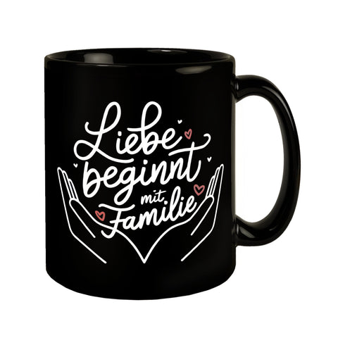 Liebe beginnt mit Familie Tasse