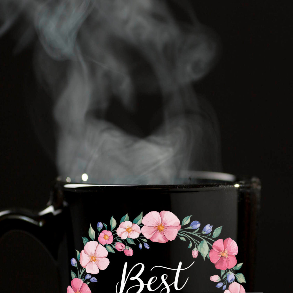 Best Sisters bunter Blumenkranz Tasse