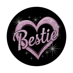 Glitzerndes Pinkes Herz Bestie Magnet