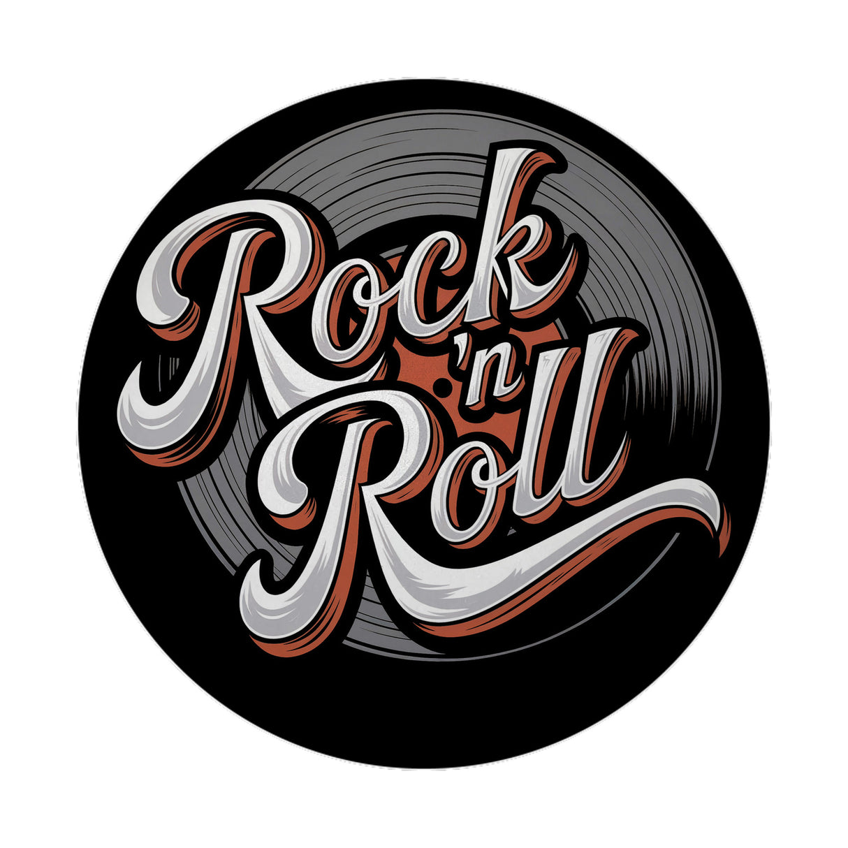 Rock n Roll Schallplatte Magnet