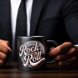 Rock n Roll Schallplatte Tasse