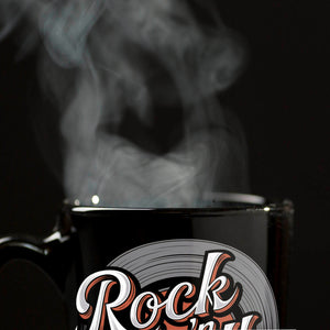 Rock n Roll Schallplatte Tasse