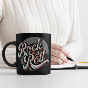 Rock n Roll Schallplatte Tasse