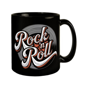 Rock n Roll Schallplatte Tasse