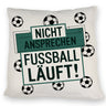 Nicht ansprechen Fußball läuft Kissen