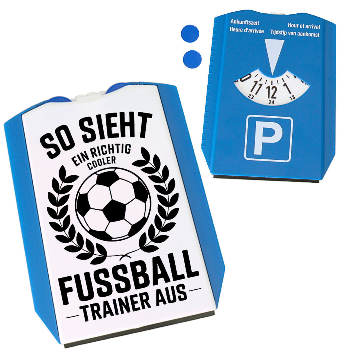 Fußball Lorbeerkranz Cooler Trainer Parkscheibe