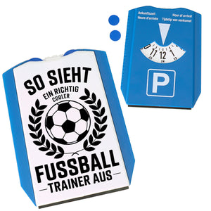 Fußball Lorbeerkranz Cooler Trainer Parkscheibe