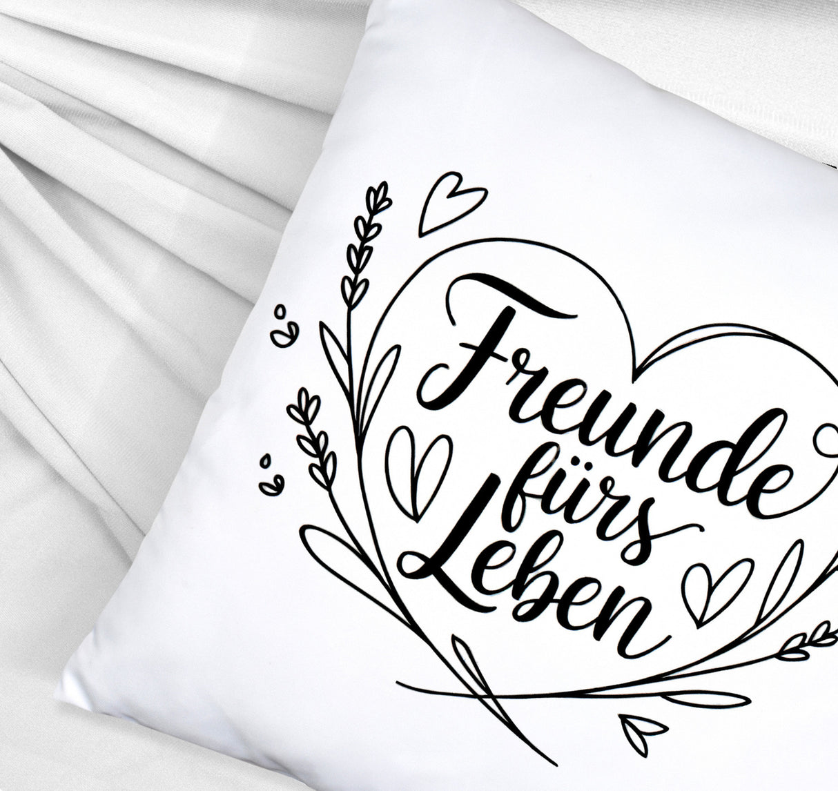 Freunde fürs Leben Kissen Beste Freunde