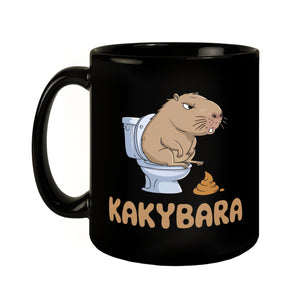 Capybara auf Toilette Kakybara Tasse