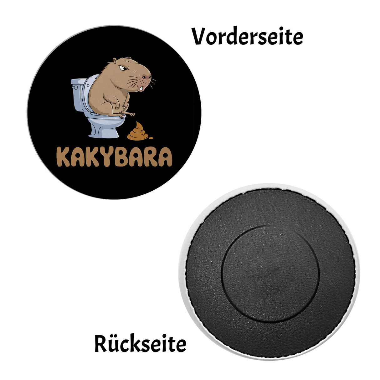 Capybara auf Toilette Kakybara Magnet