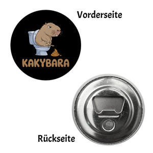 Capybara auf Toilette Kakybara Magnet