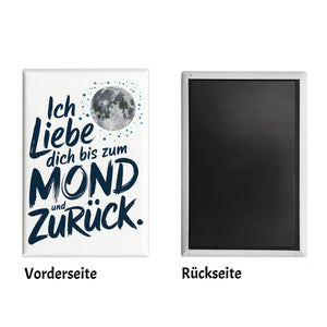 Ich liebe dich bis zum Mond und zurück Souvenir Souvenir Magnet